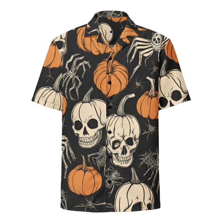 Spooky Paradise Hawaiian Shirt product image (1)