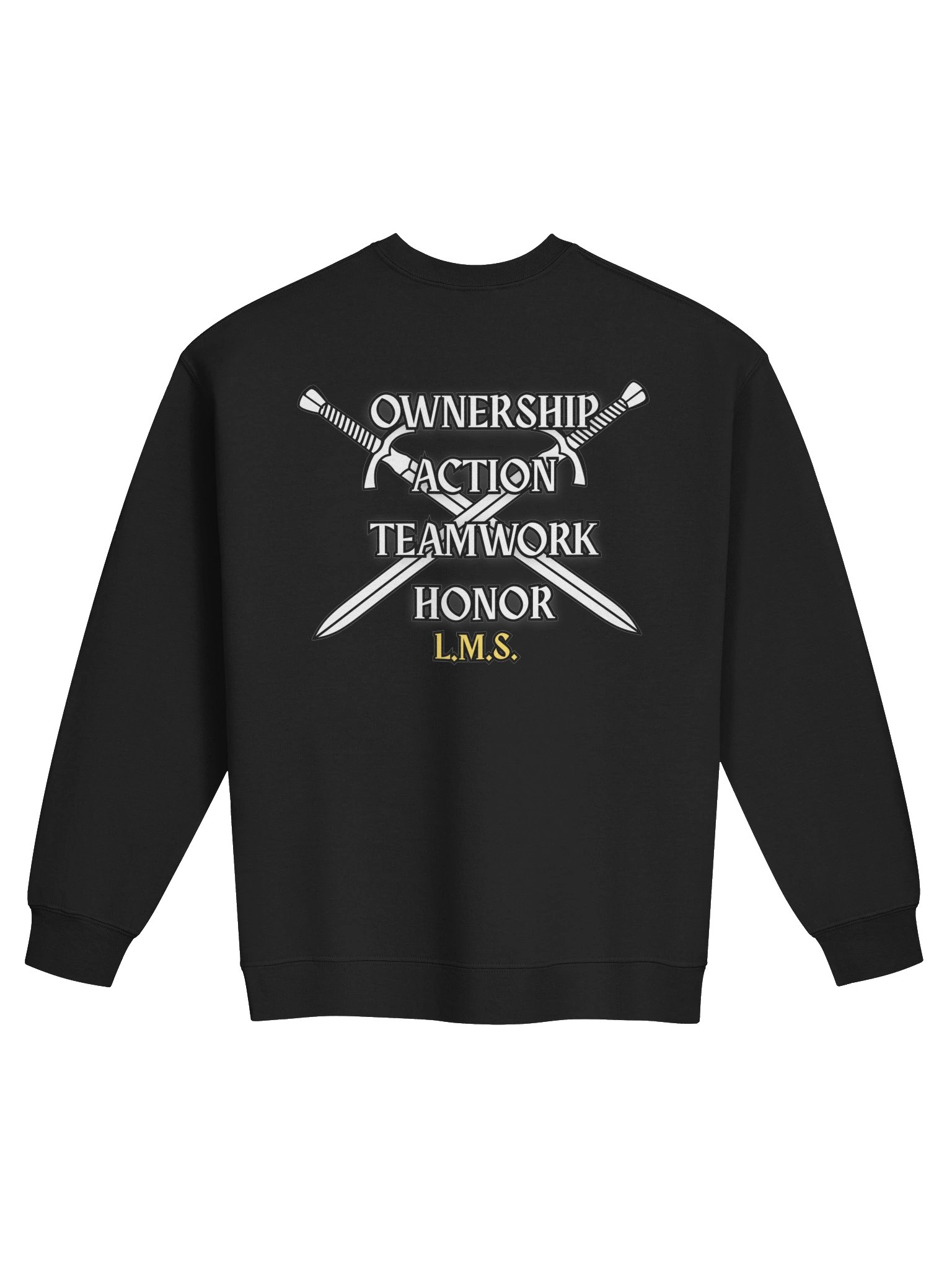 O.A.T.H. BOUND Crewneck Sweater - Black product image (2)