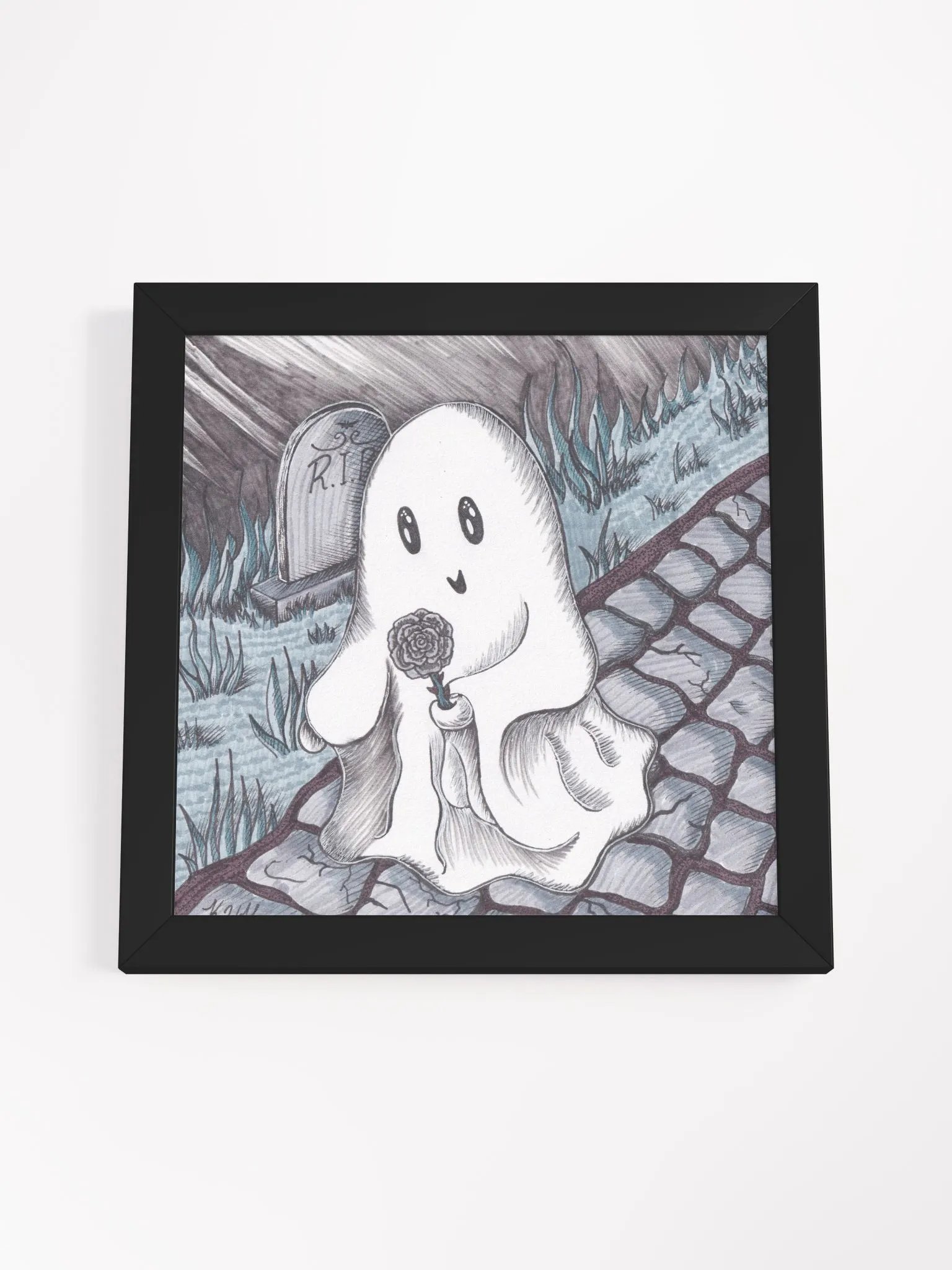 Rose Ghost Framed Poster product image (18)