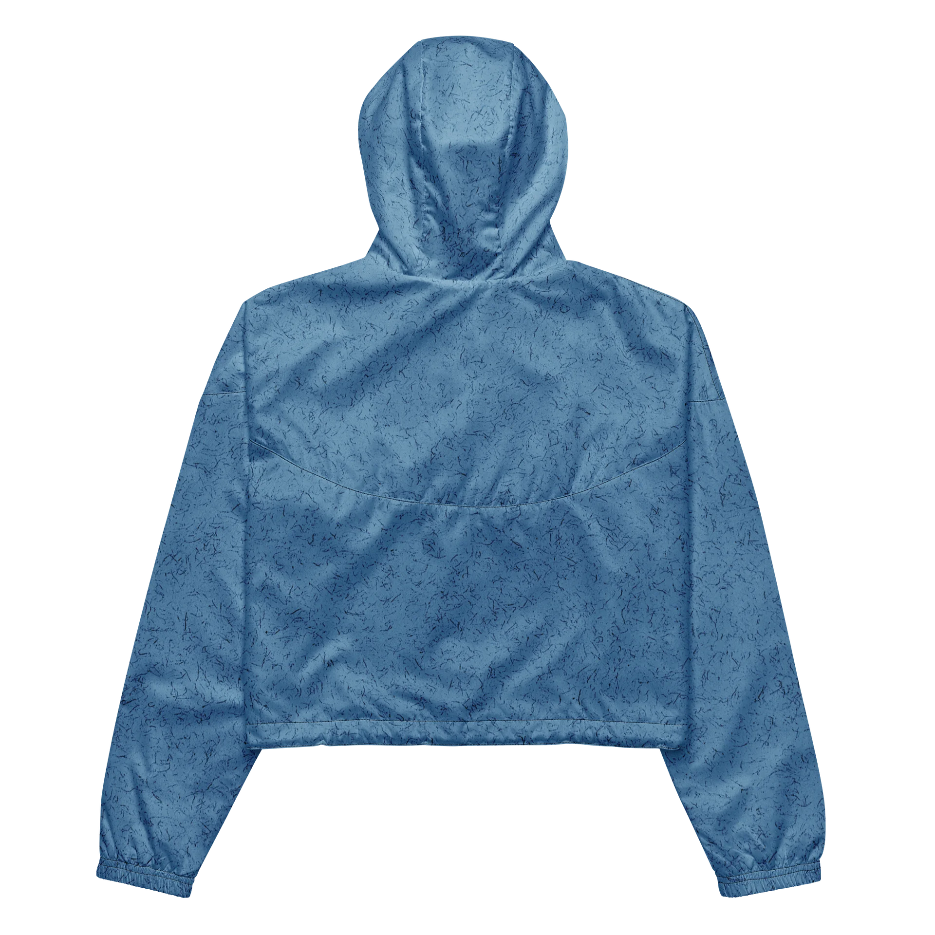 Blue Speckled Cropped Windbreaker product image (18)