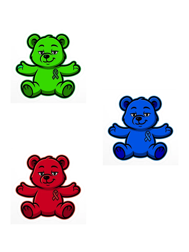 RGB Bear of Sharing Sticker Bundle product image (1)