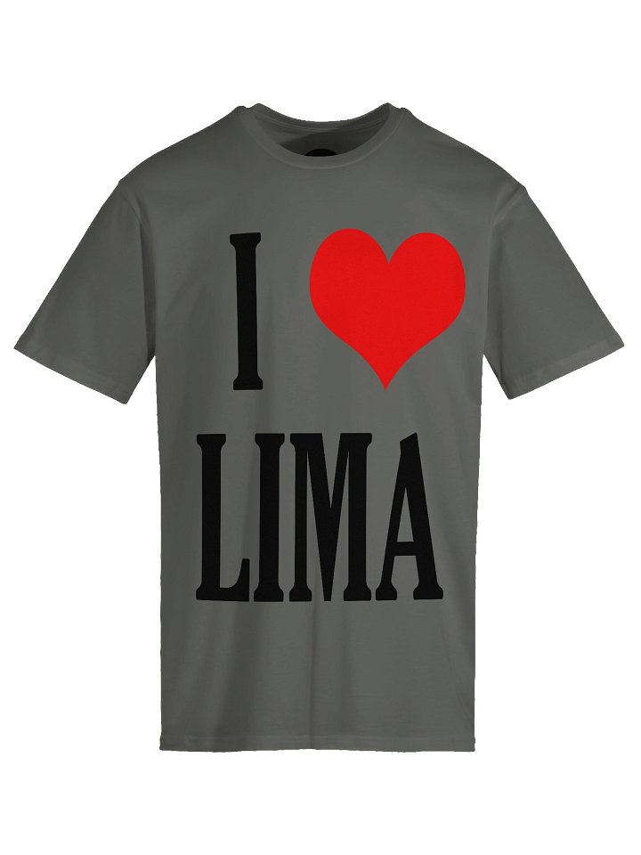 Camiseta premium AS Colour - I❤️ Lima product image (1)