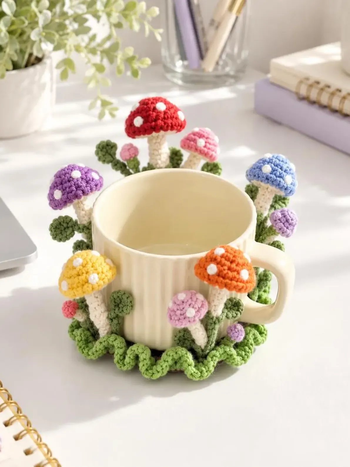 10+ Popping Flower Coasters Crochet Pattern PDF product image (5)
