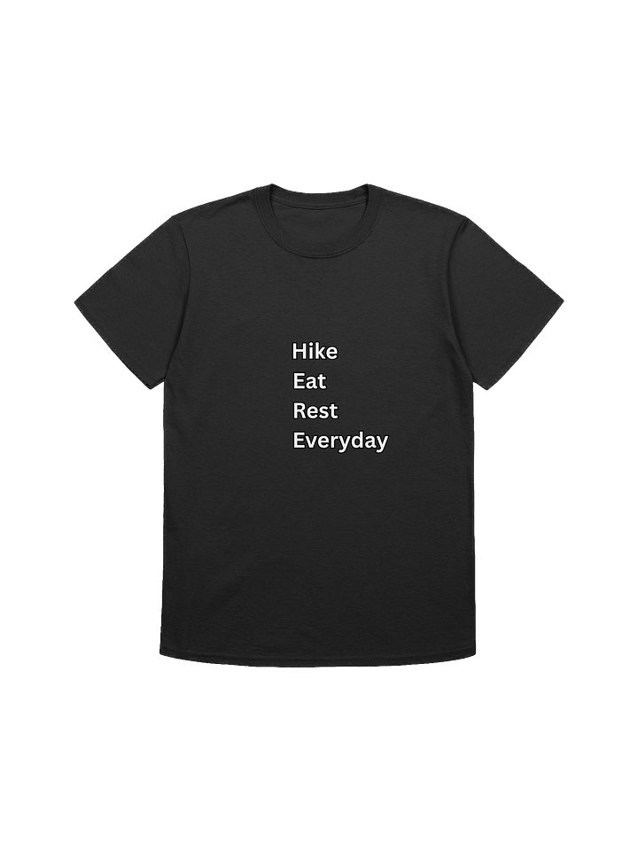 H.E.R.E. Tee — Hike, Eat, Rest, Everyday product image (1)