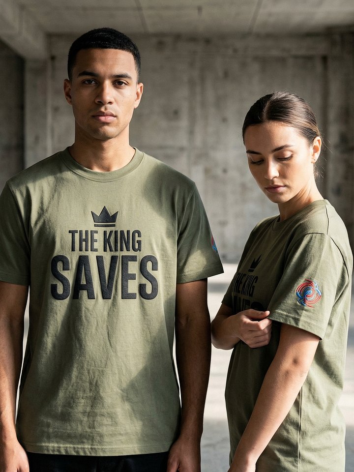 THE KING SAVES T-Shirt | Christian Faith Tee product image (1)