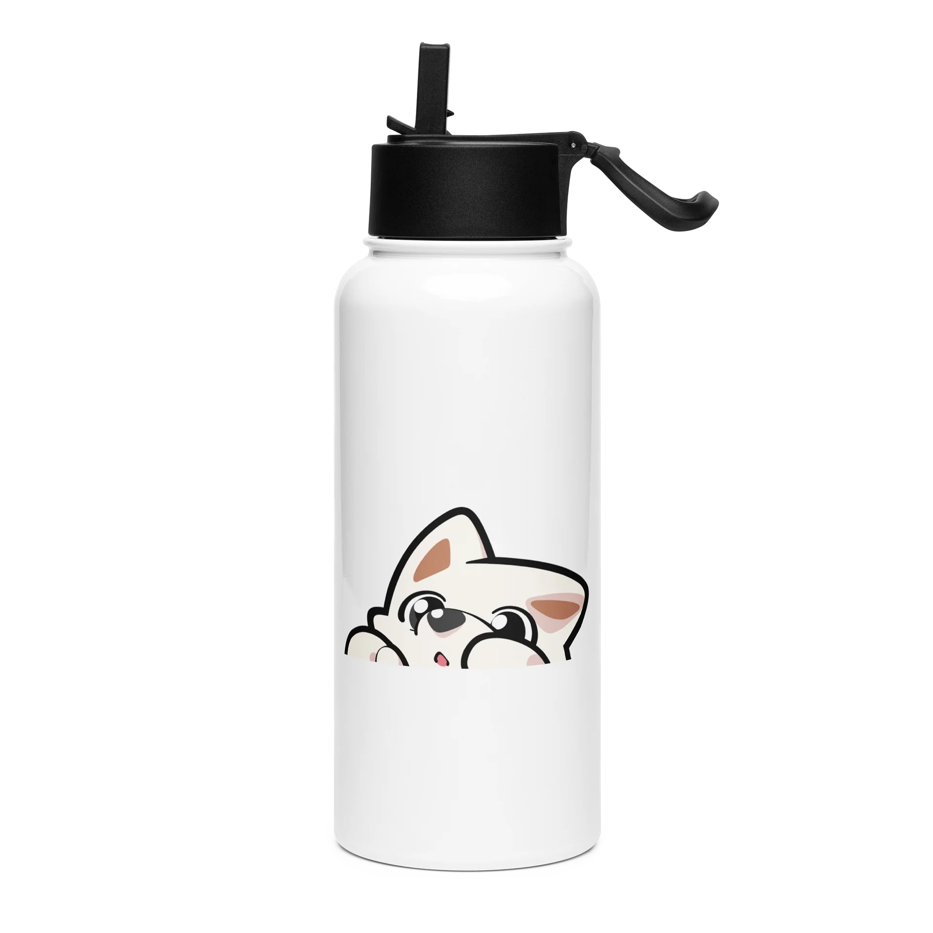 Lurk Stainless Steel Water Bottle with a Straw product image (1)