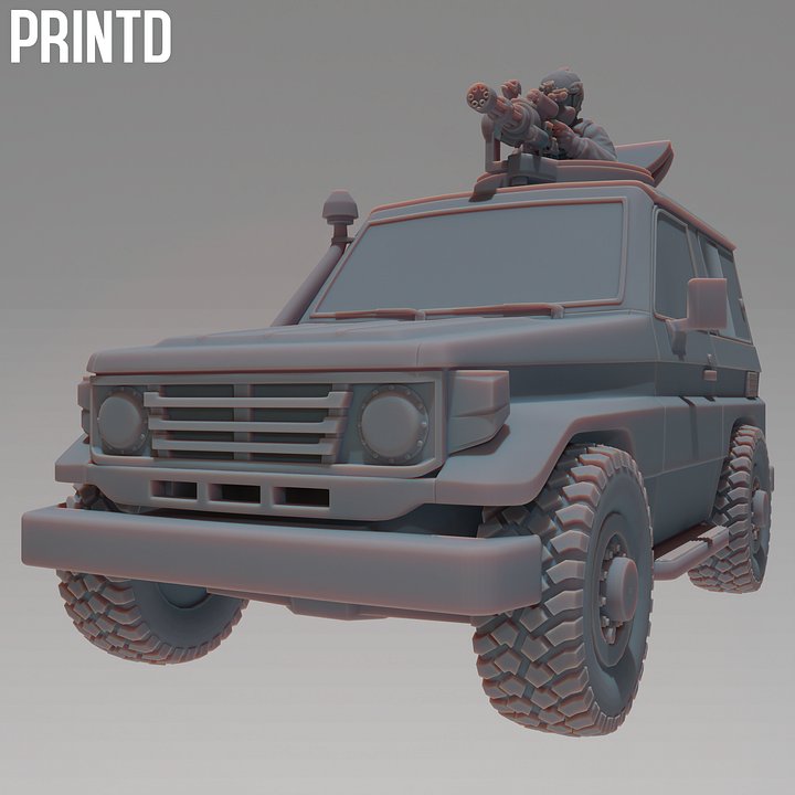 Multipurpose SUV - Modern Warfare Wargame Hobby Resin Scale Models product image (1)
