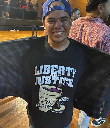 Out in the wild. @libertyandjusticeofficial
