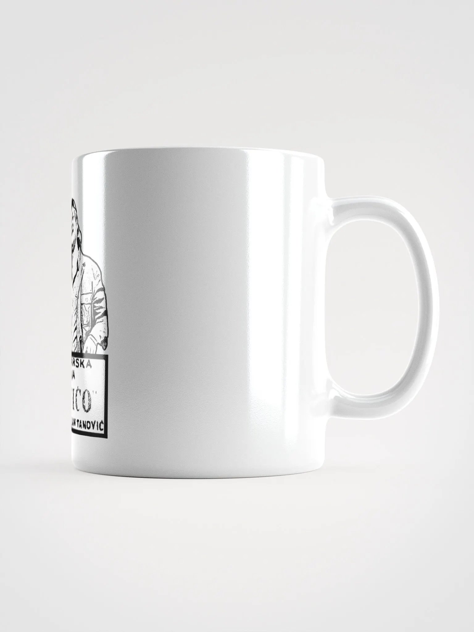 Kriva Tabla White Glossy Mug product image (2)