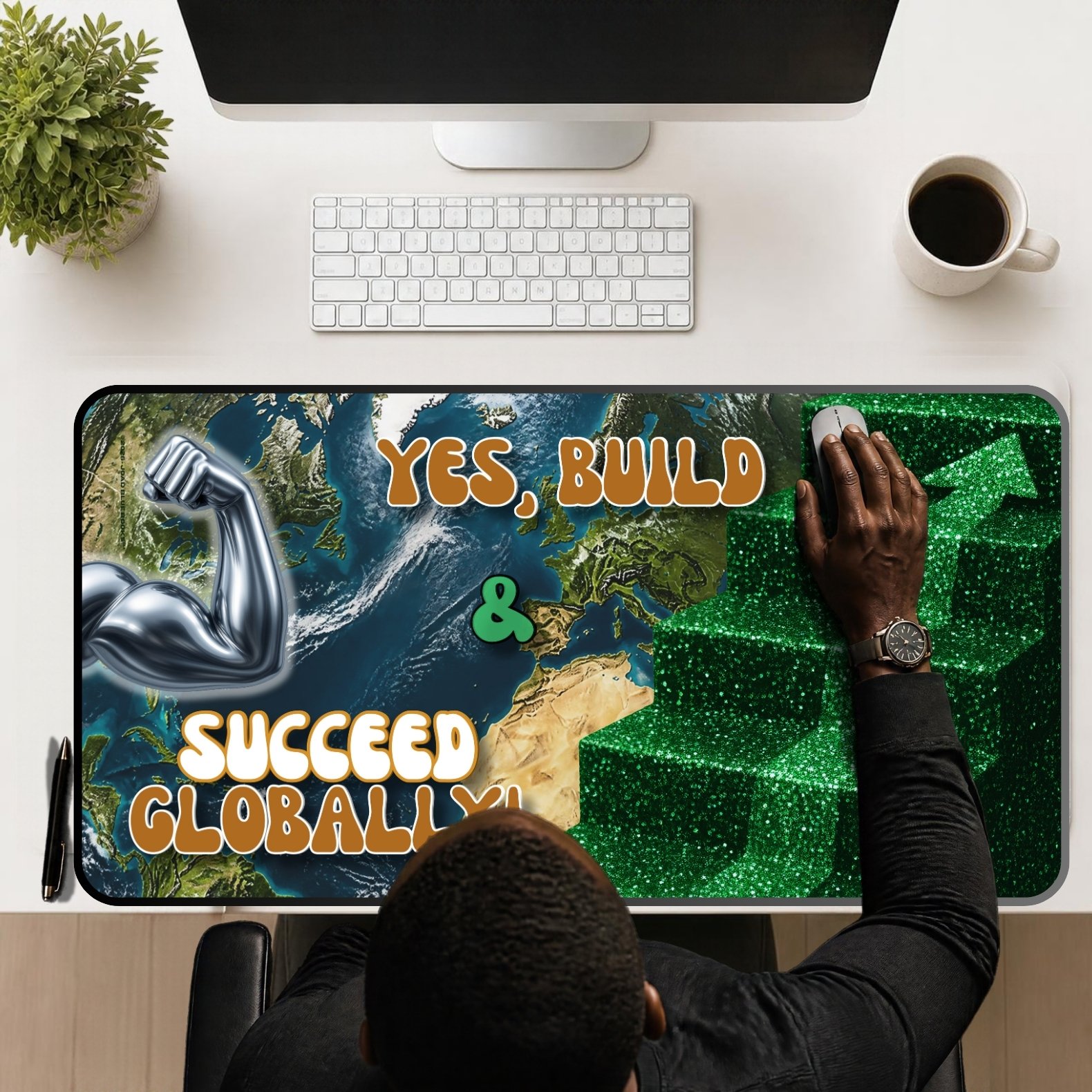 Premium Desk Mat Motivational Desk Decor - Fall Aesthetic product image (4)