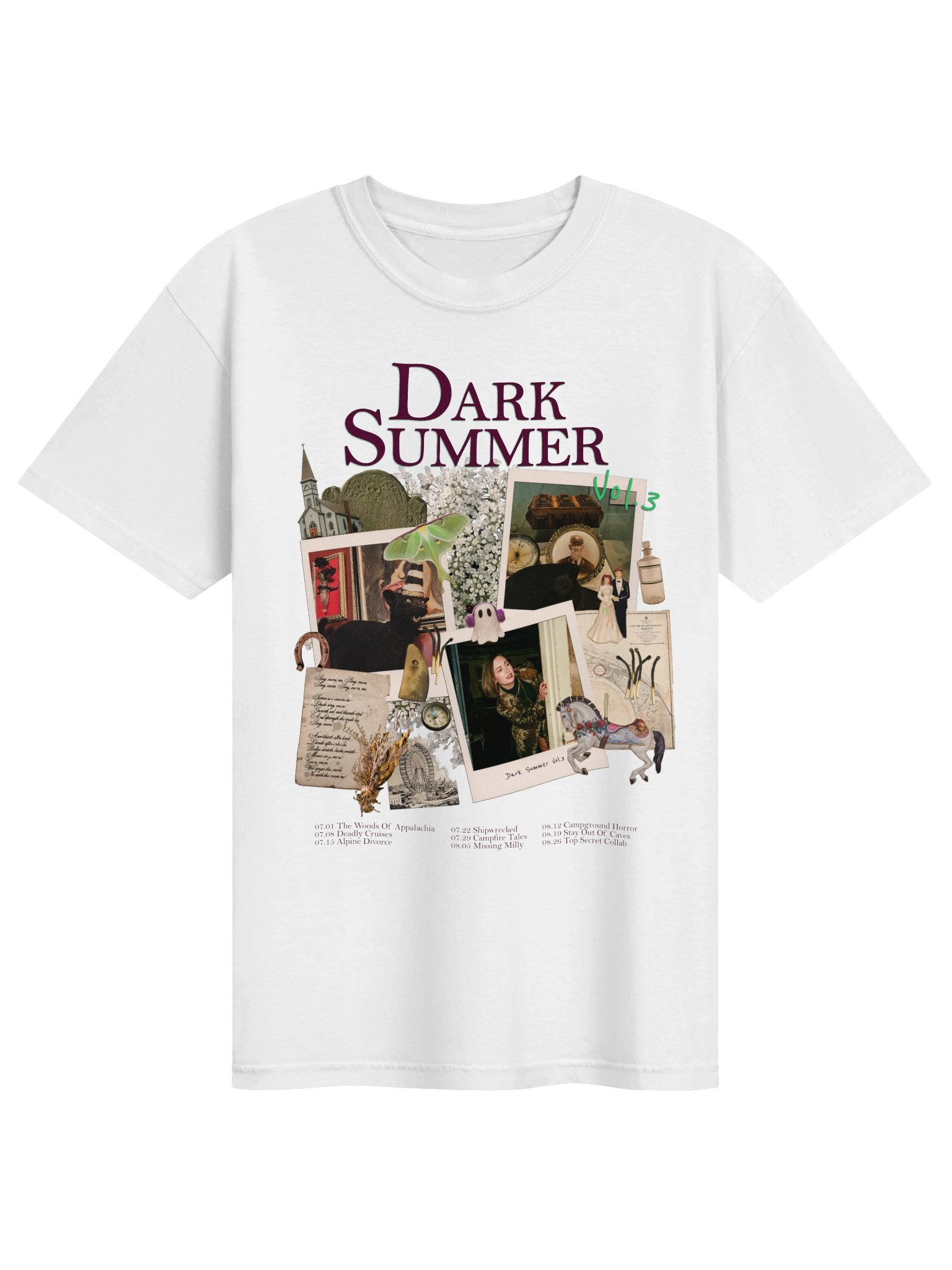 Dark Summer Vol. 3 Scrapbook Tee product image (1)