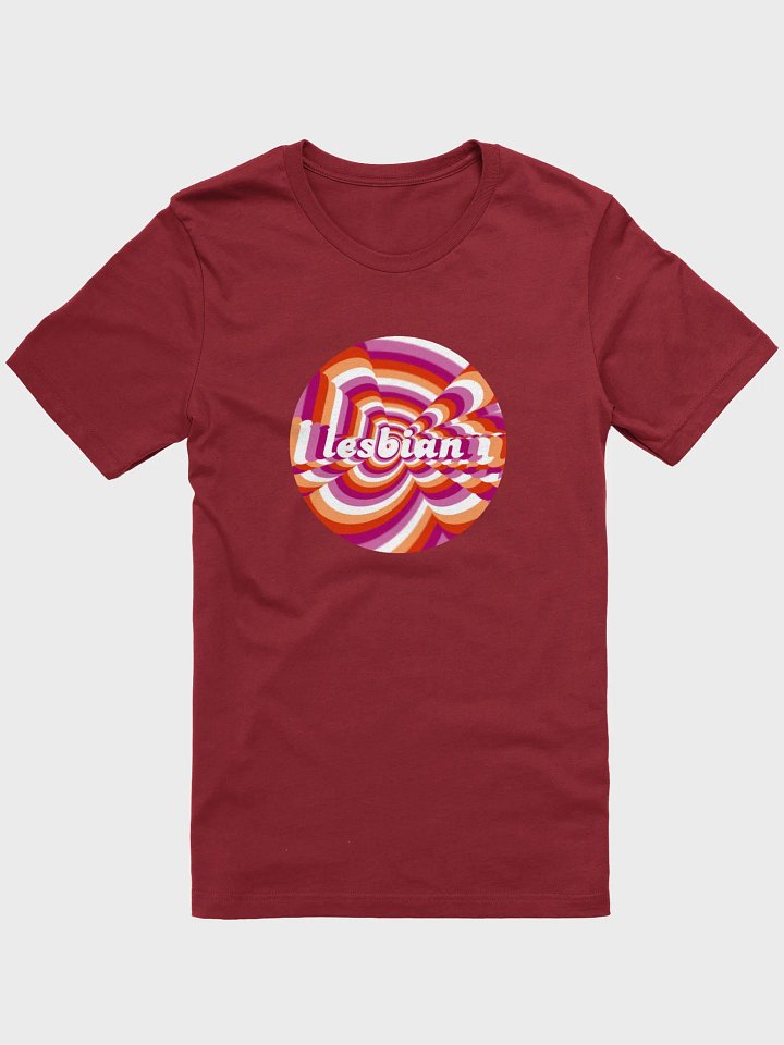 swirly lesbian t-shirt product image (1)