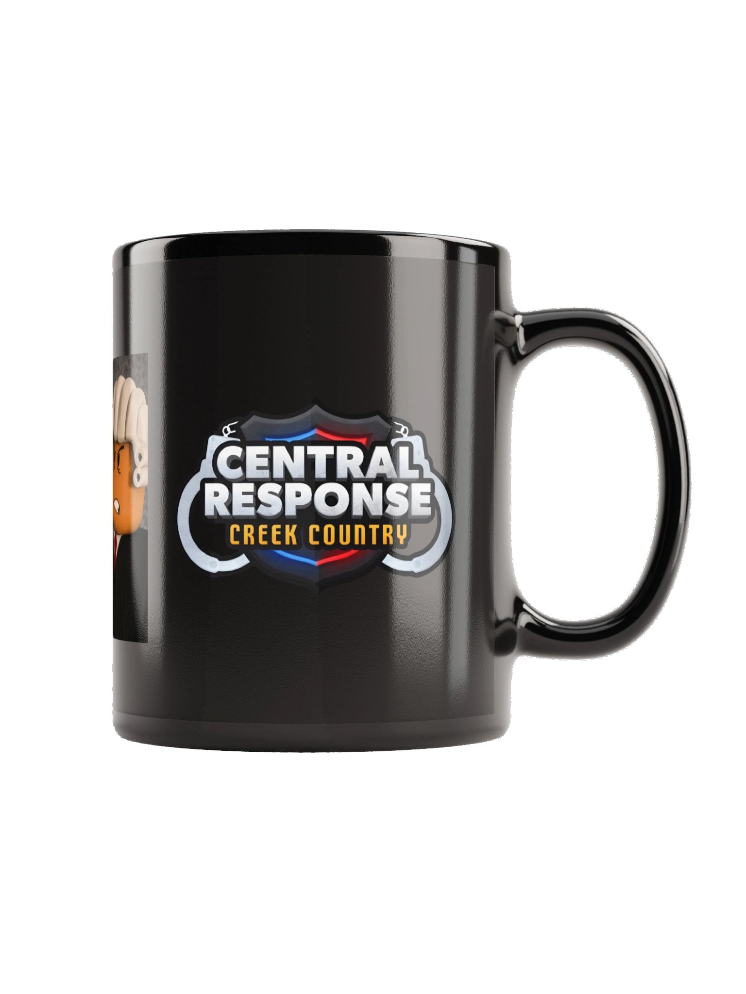 Central Roleplay Community Black Glossy Mug product image (5)