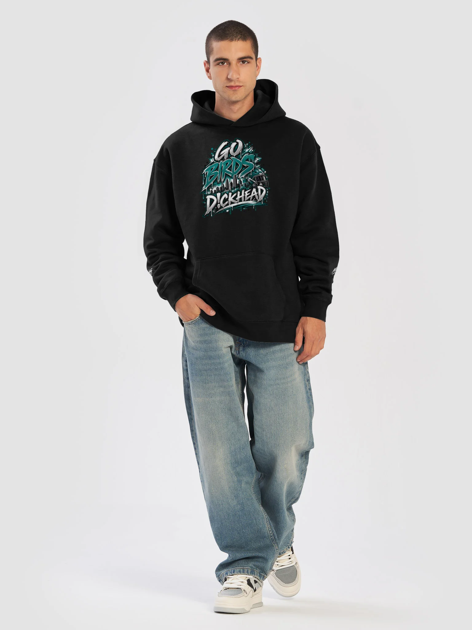 Go Birds City Skyline Football Hoodie product image (14)