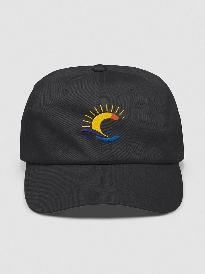Sun & Wave Embroidered Dad Hat product image (3)