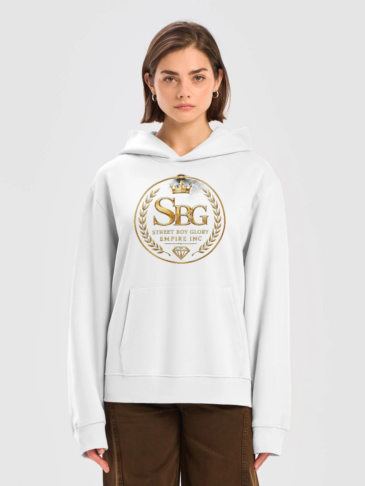 Street Boy Glory Empire Laurel Crest Hoodie | Bella+Canvas Oversized product image (13)