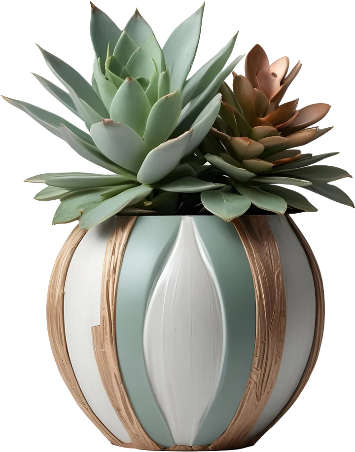 Gatsby Grace – Sculpted Art Deco Vase PNG product image (1)