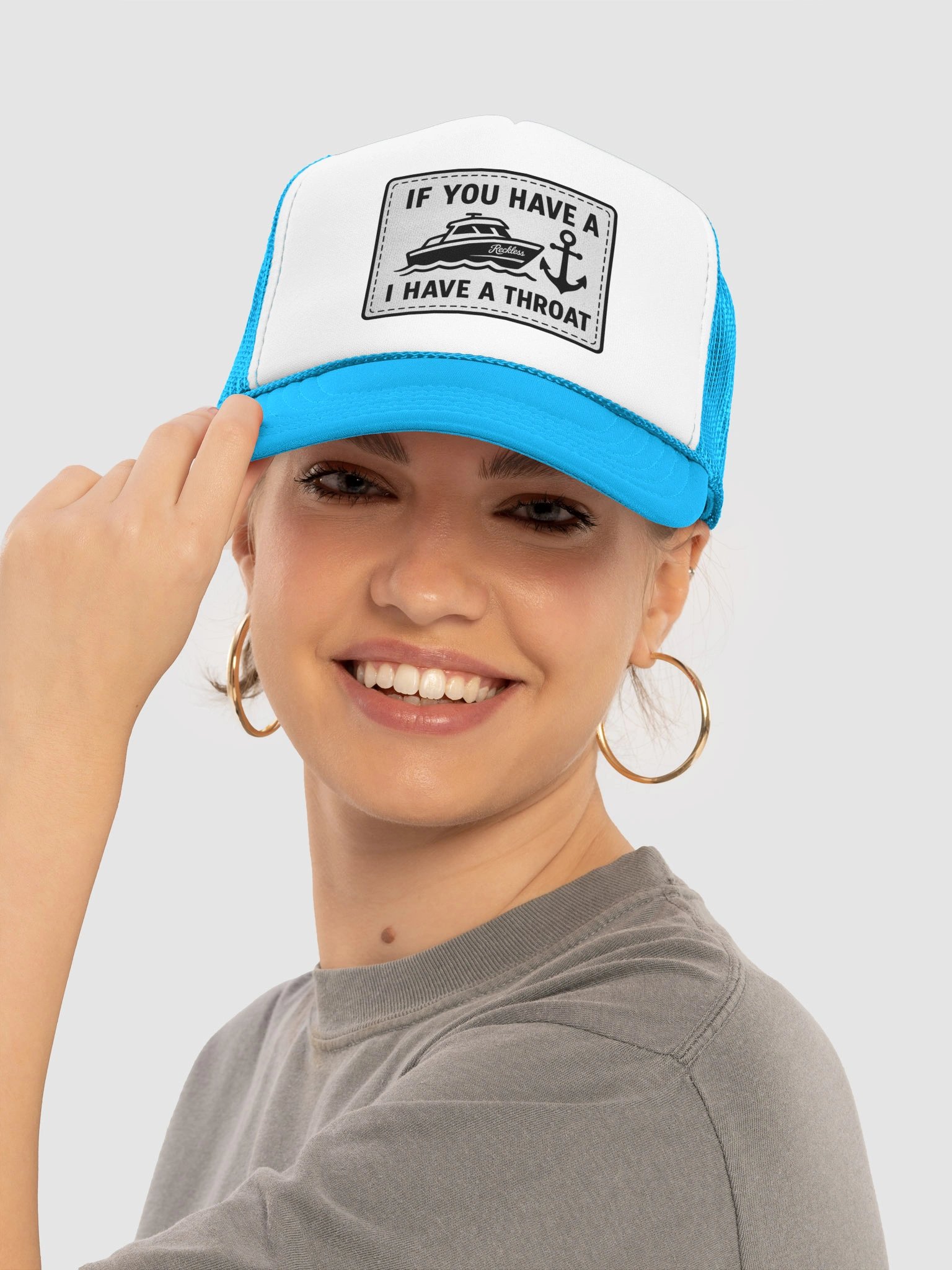If You Have A Boat I Have A Throat Trucker Hat product image (37)