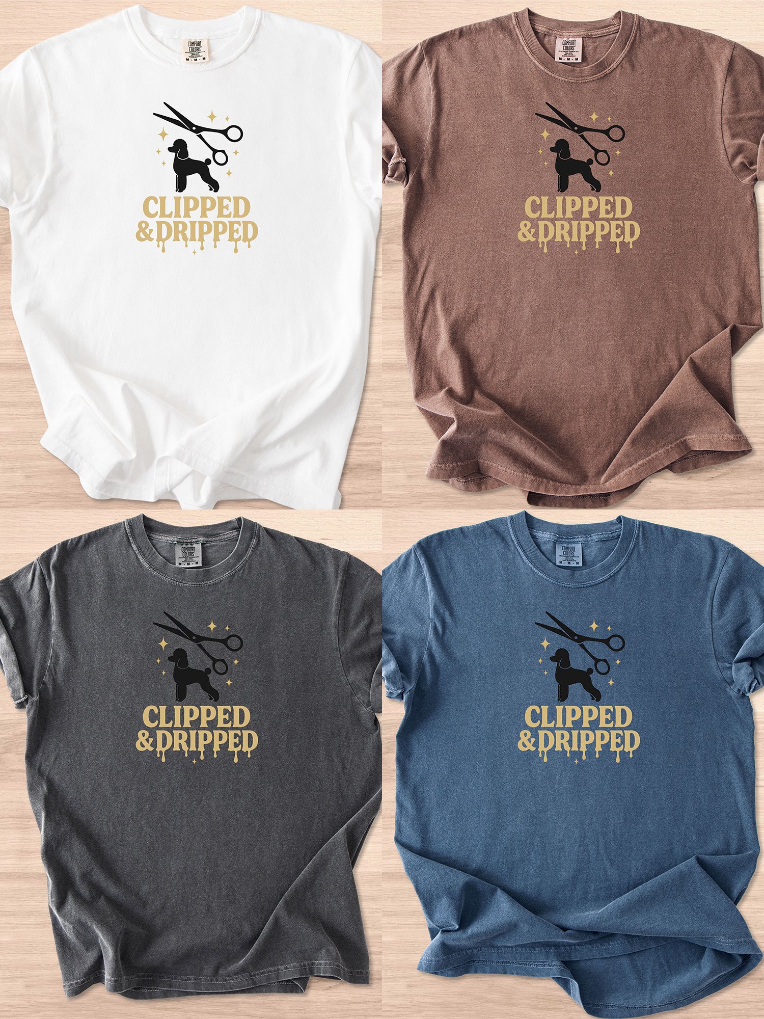 Clipped & Dripped (Poodle) Tee product image (25)