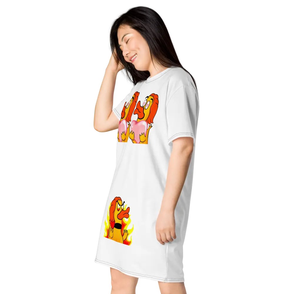 Heart My Parts T-Shirt Dress product image (2)