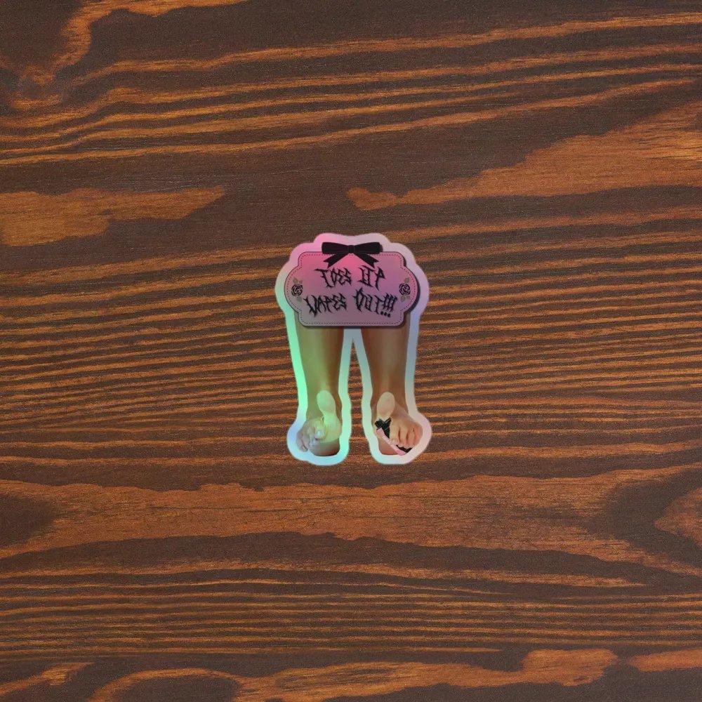 Toes Up, Vapes Out Sticker product image (5)
