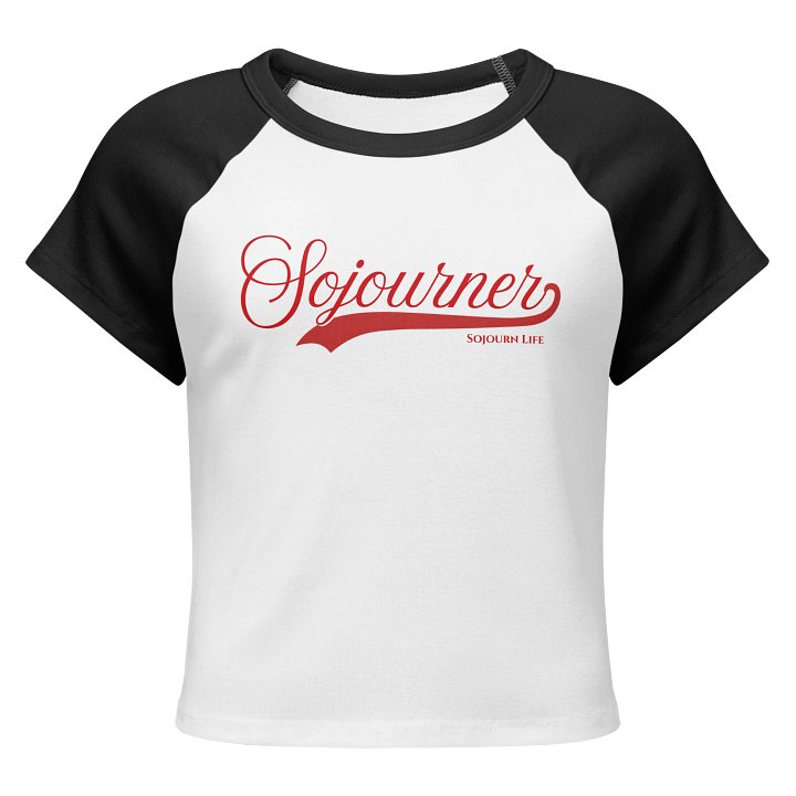 Sojourner - Micro Rib Raglan Baby Tee product image (1)