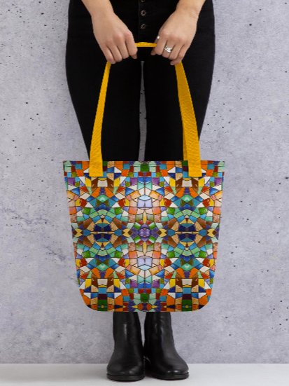 Bag Buntes Kaleidoskop: Abstraktes Mosaik-Muster product image (1)