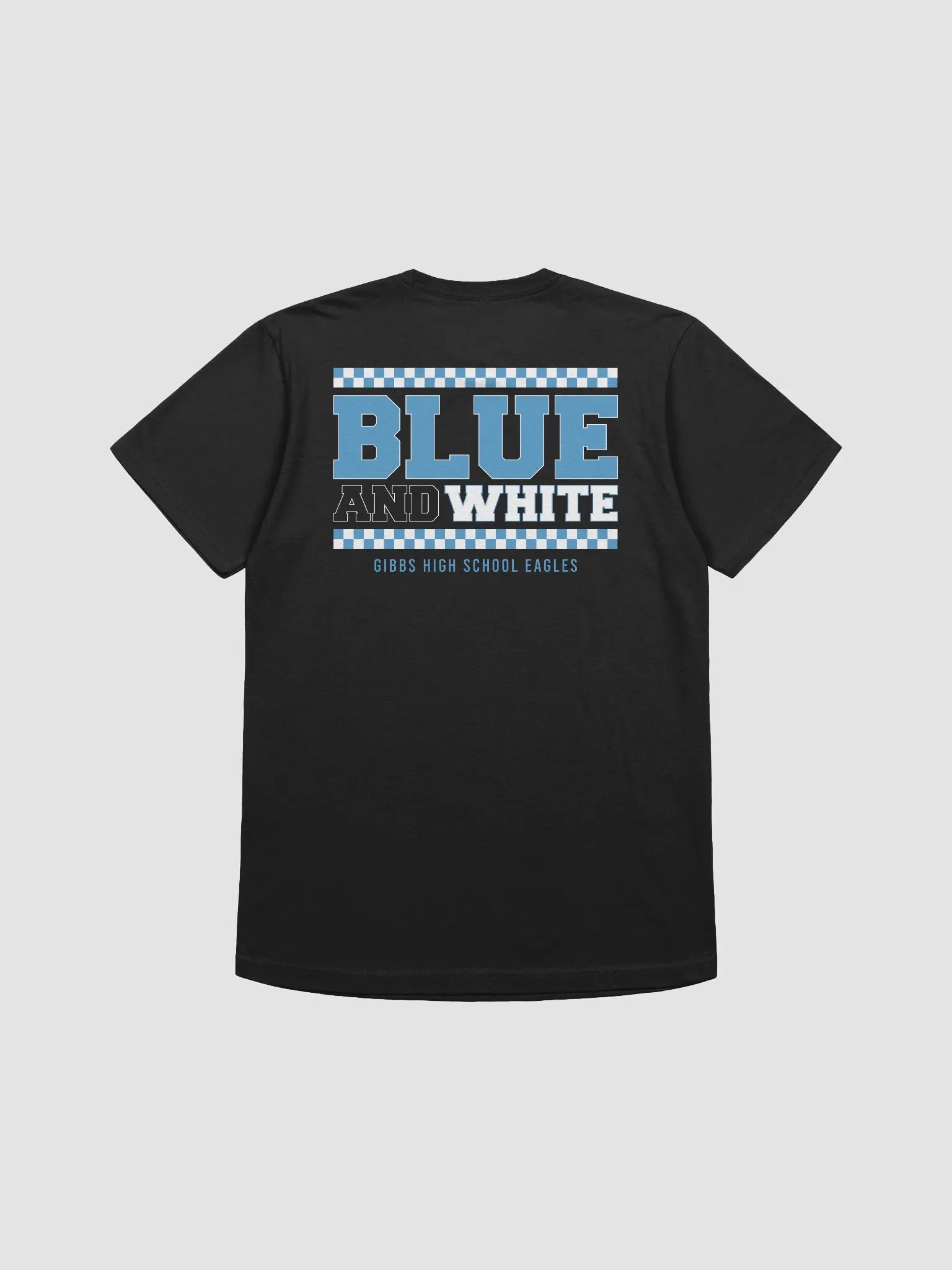 Blue & White Checkered T-Shirt product image (10)