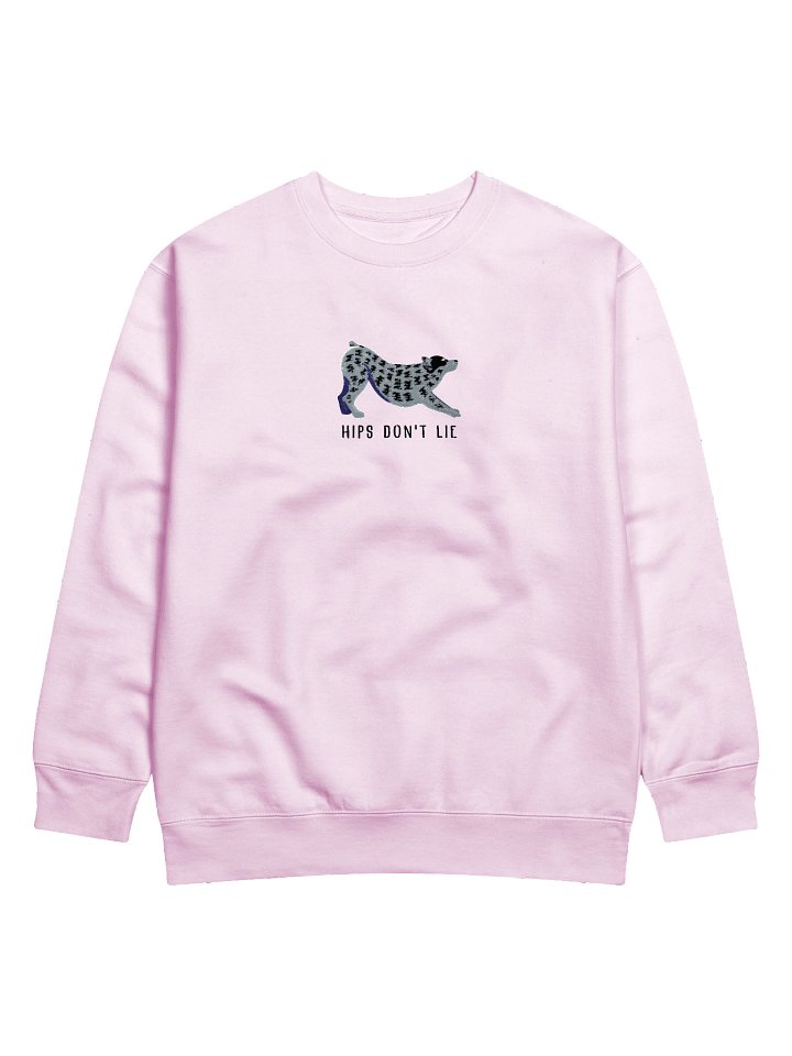 Hips Don't Lie Sweatshirt (Embroidered) of an Australian Cattle Dog(Blue Heeler 2) product image (57)