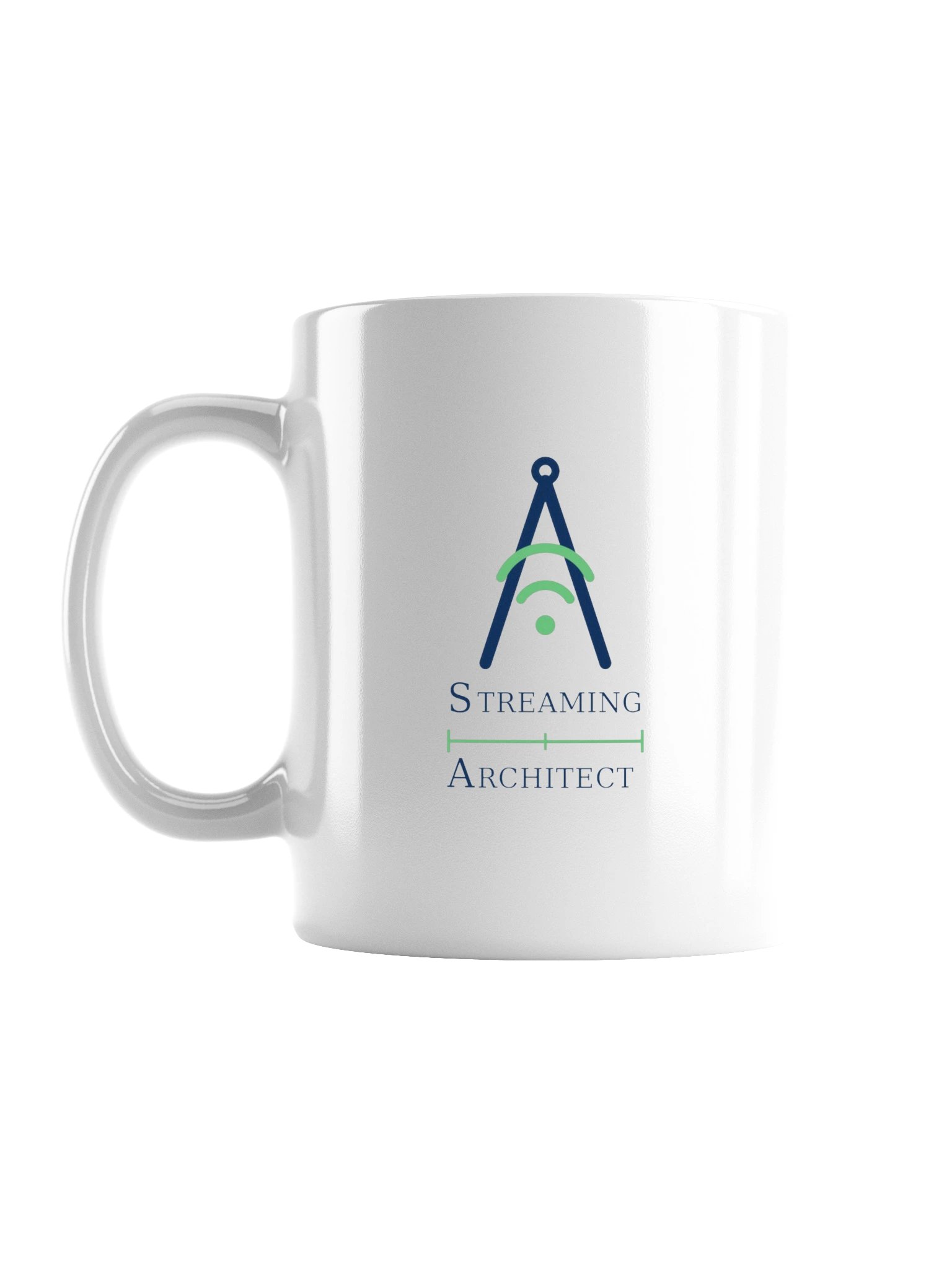 Streaming Architect White Glossy Mug product image (1)