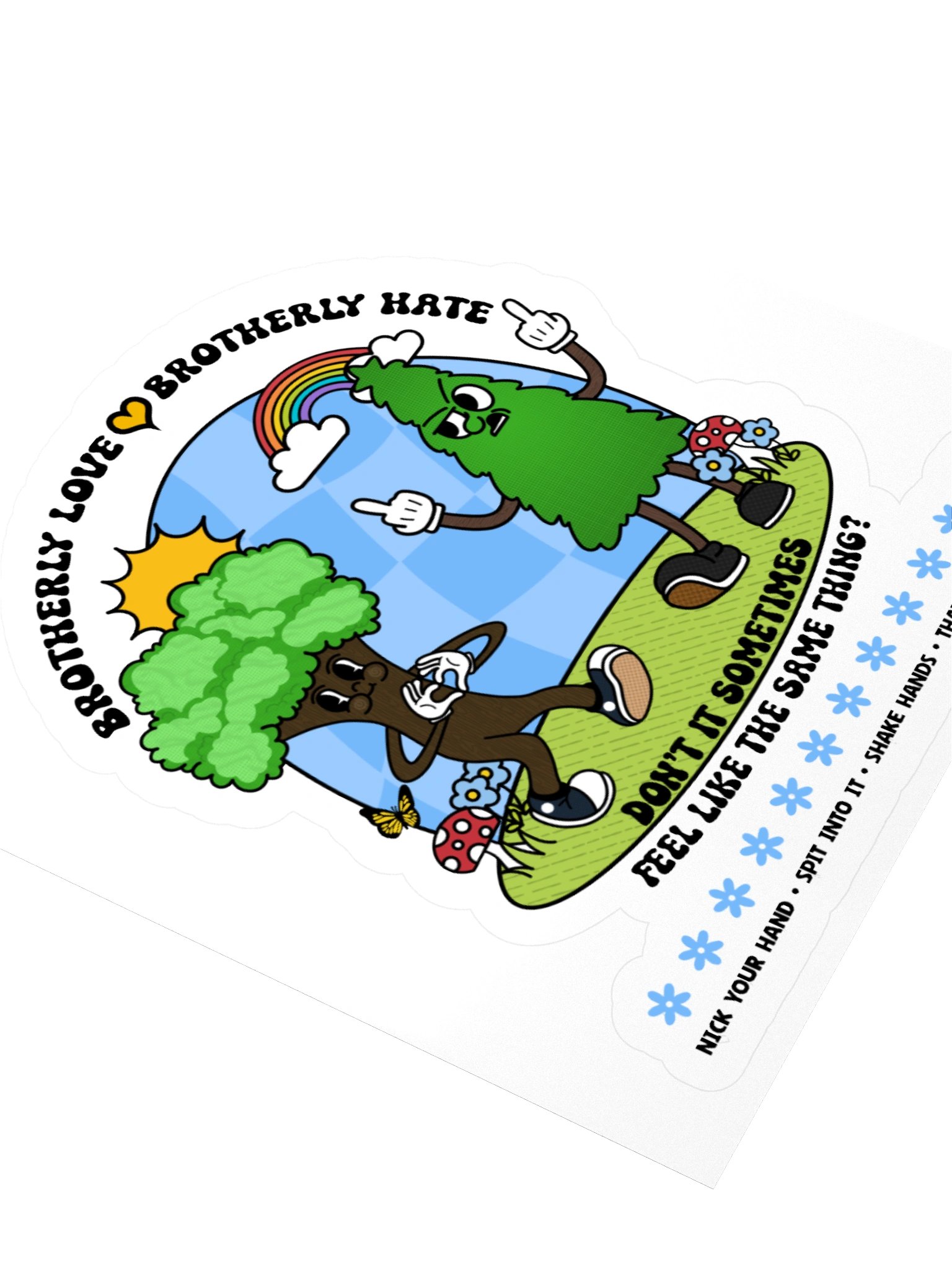 Brotherly Hate Sticker product image (7)