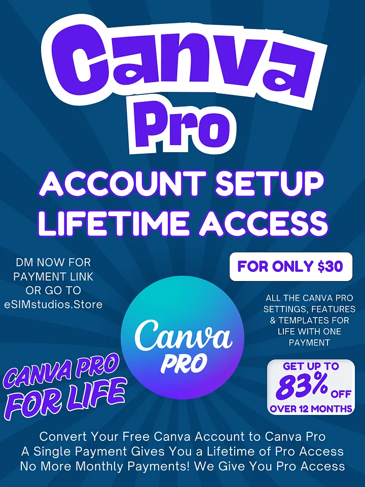 Canva Pro Lifetime Access product image (1)