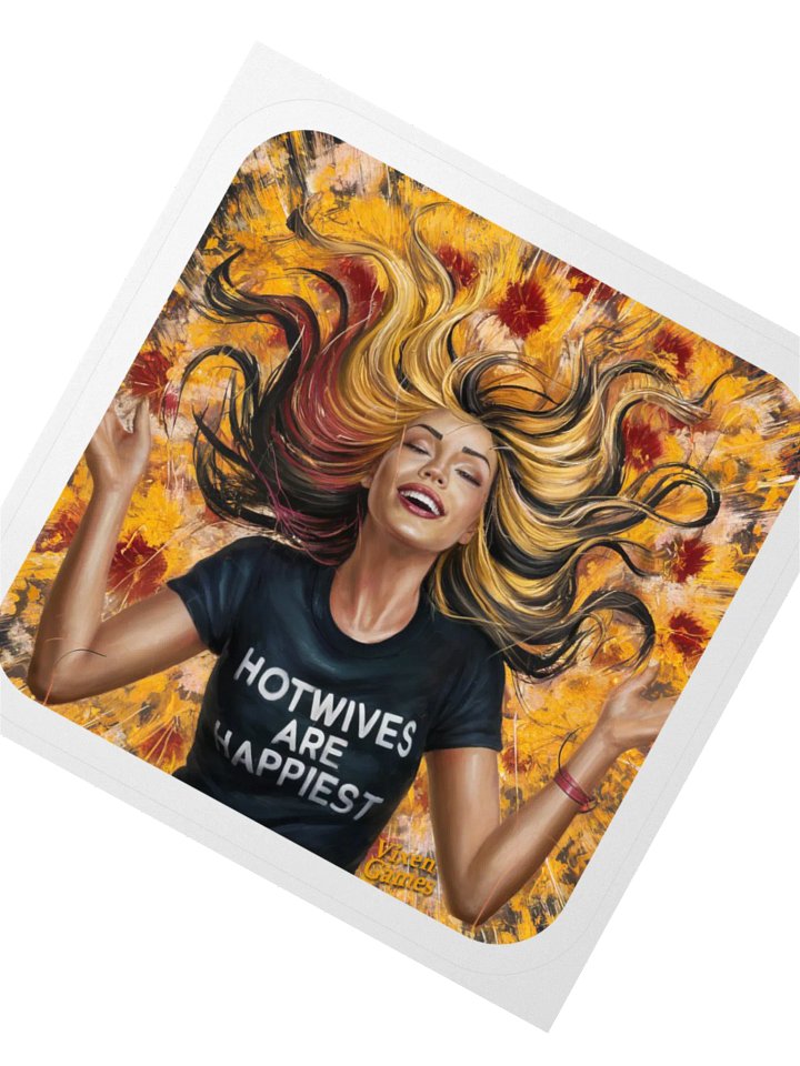 Hotwives Are Happiest Vinyl Sticker product image (6)