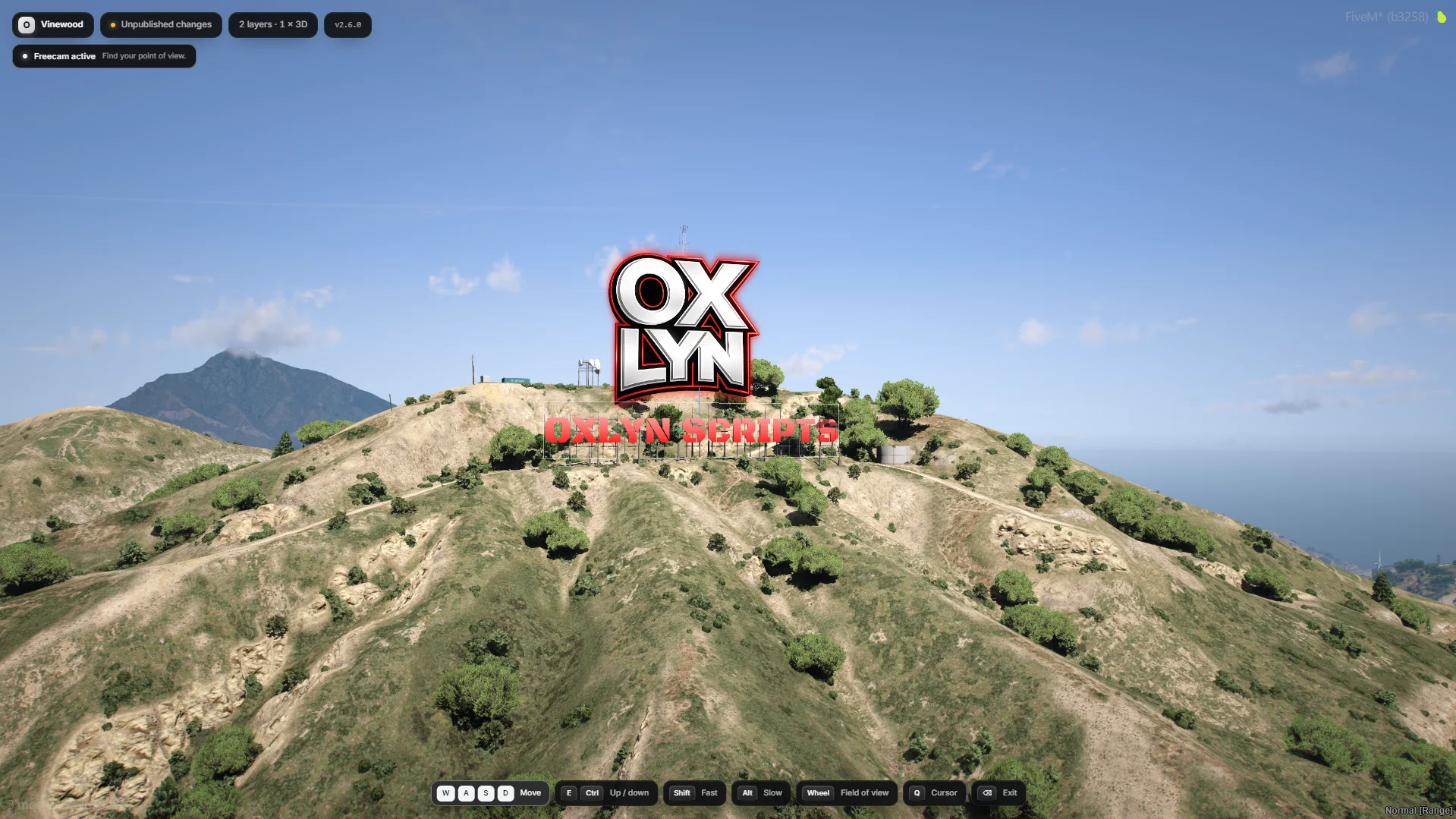 FiveM Vinewood Sign Script – Real 3D Letters, 23+ Fonts, Your Logo & Live Editor (ESX/QB/QBOX) product image (3)