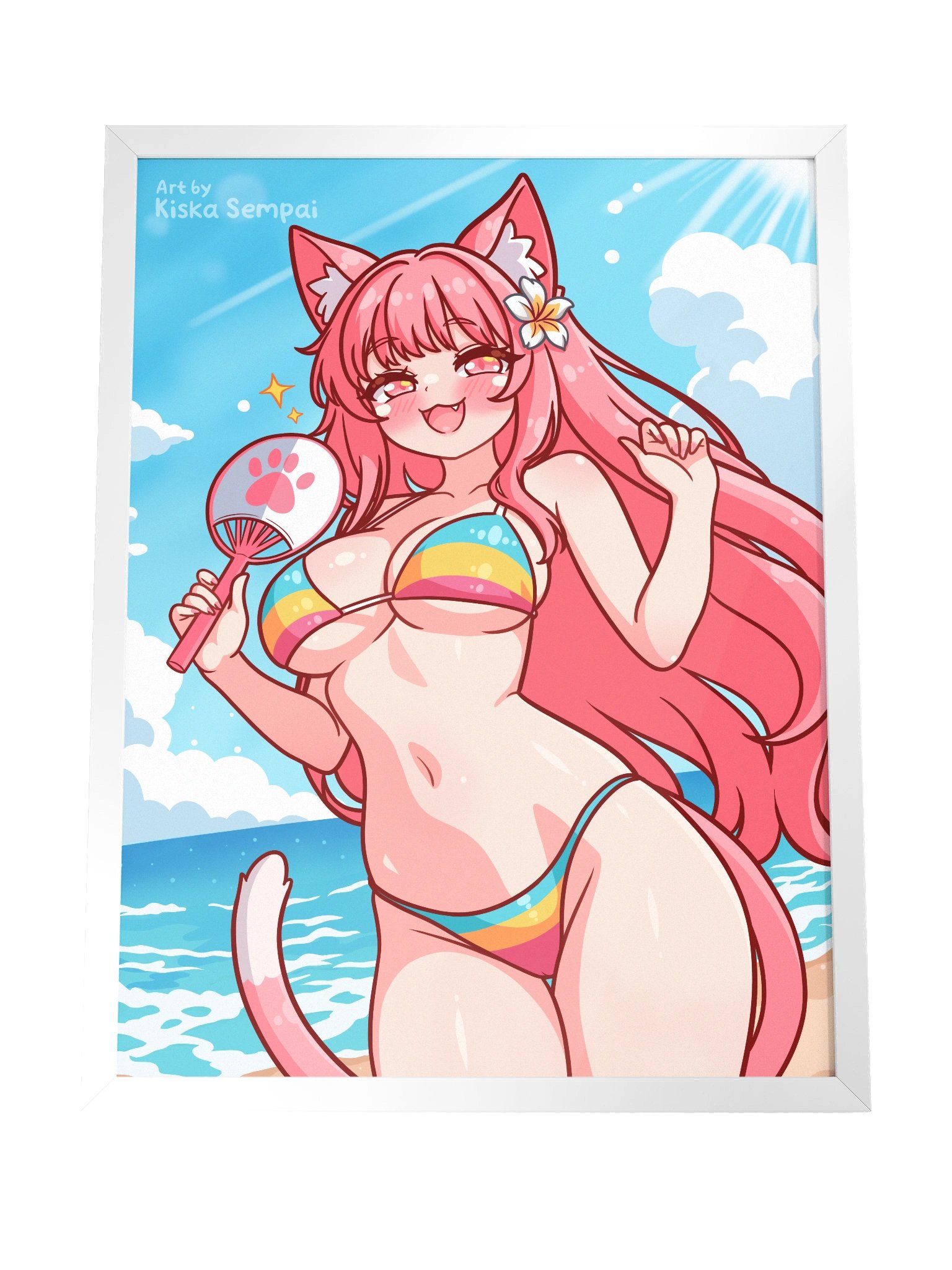 Kiska on the beach ☆ Framed Wall Art product image (4)
