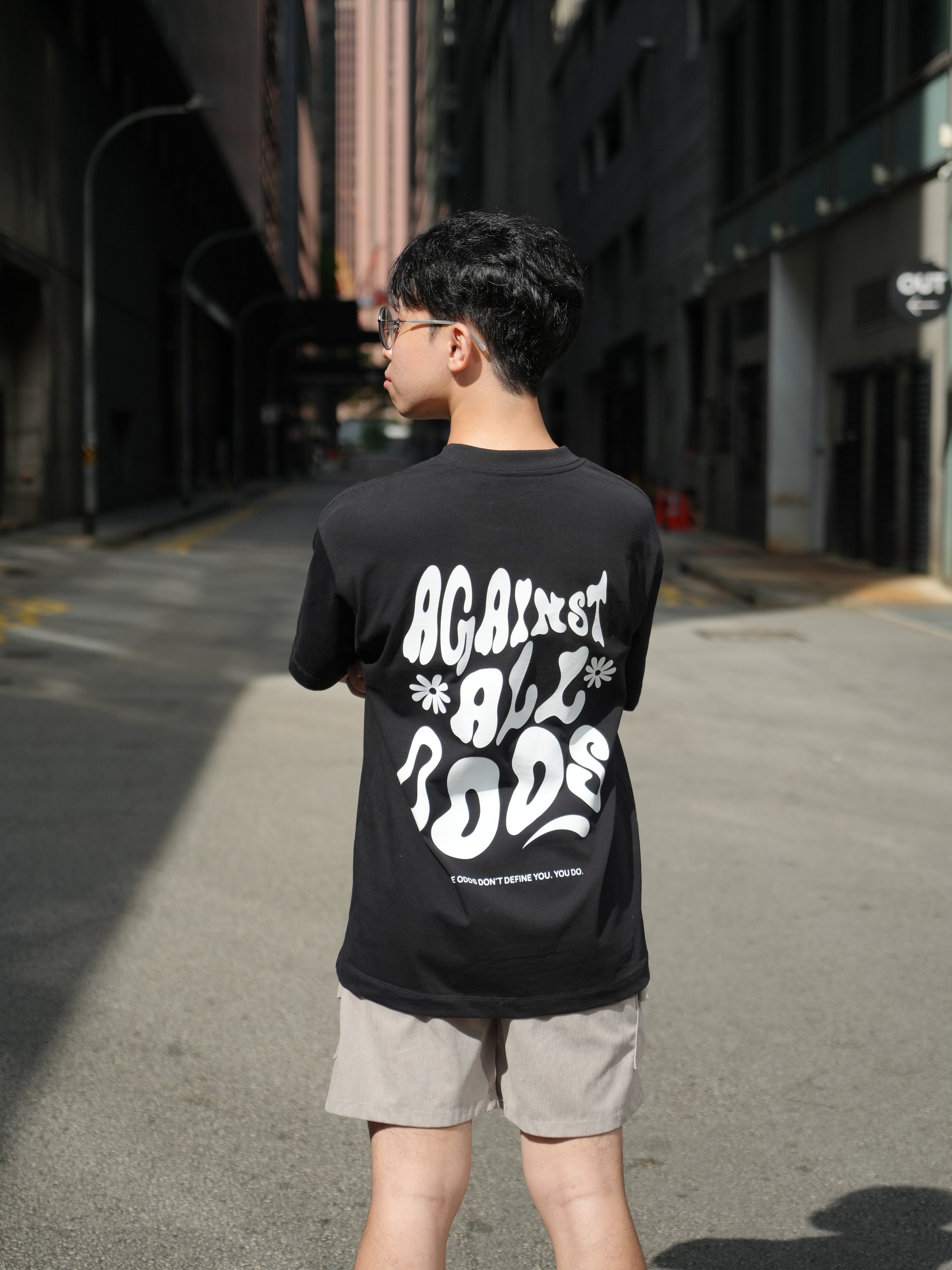 [PRE-ORDER] Against All Odds Tee — Phantom Black™ product image (1)