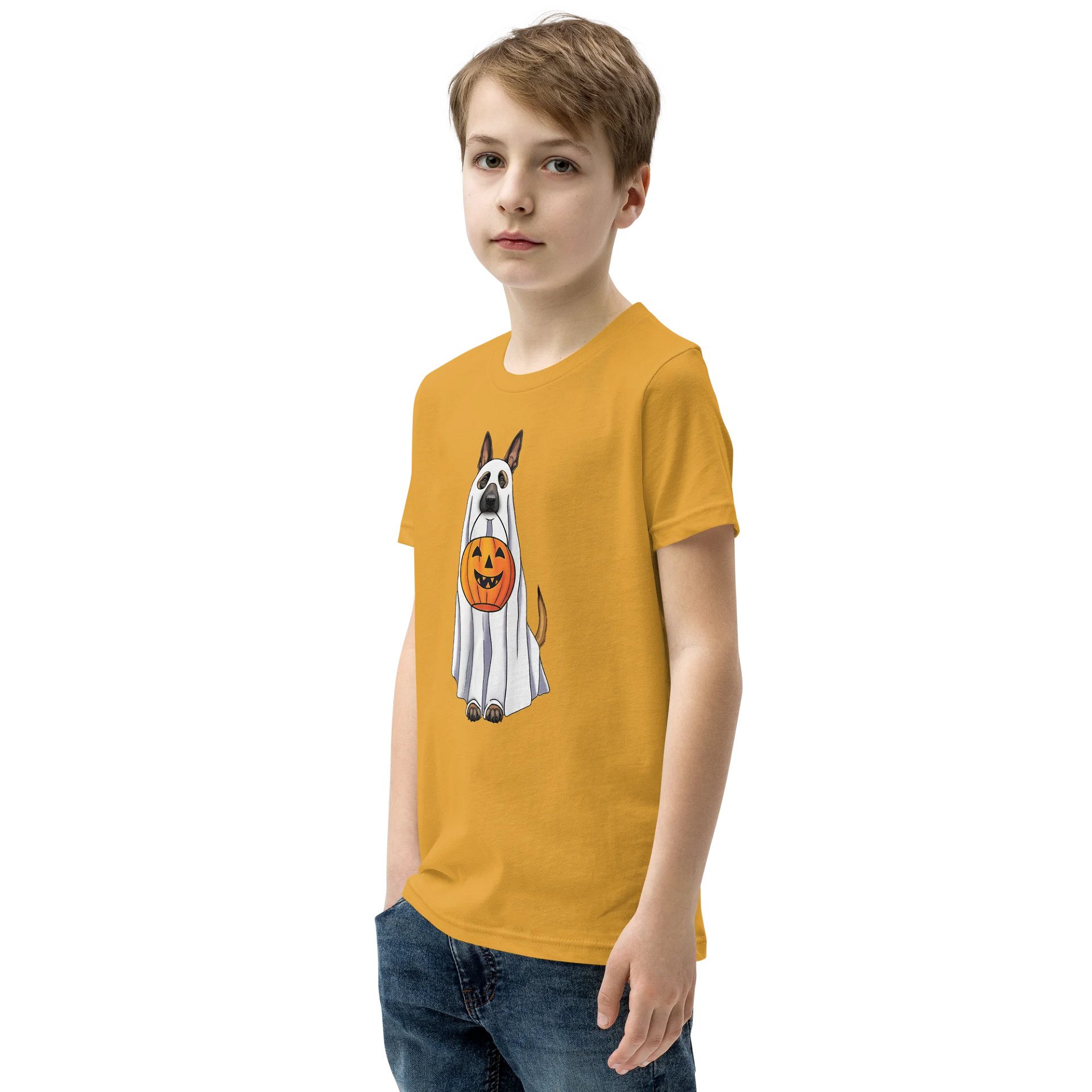 Halloween Belgian Malinois Youth T-Shirt product image (4)