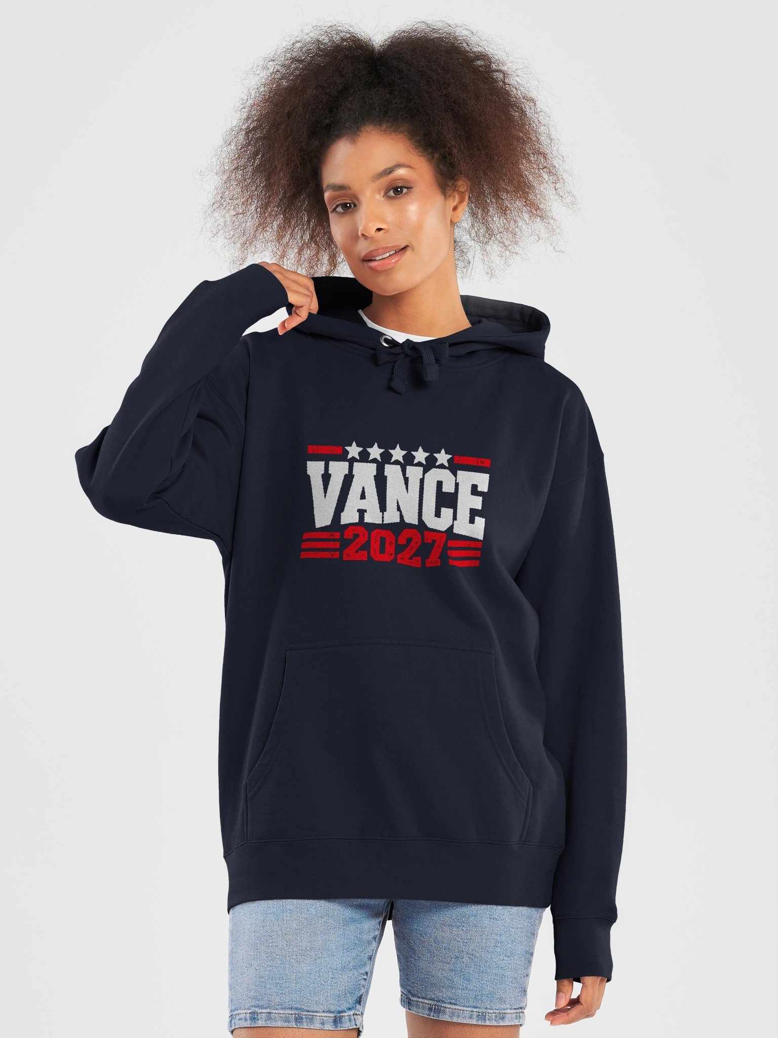 VANCE 2027 Blue Premium Hoodie product image (5)