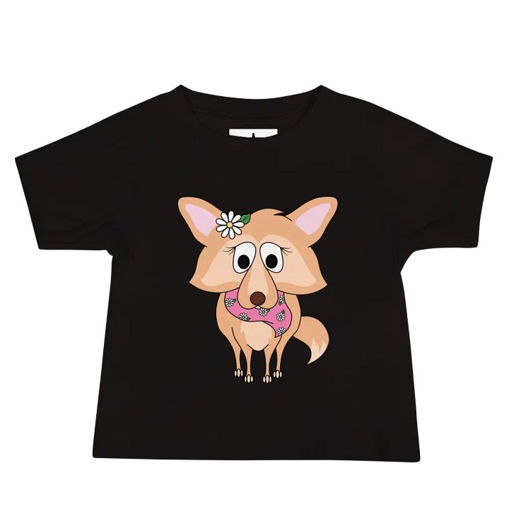 Floral Pup Baby Tee product image (5)