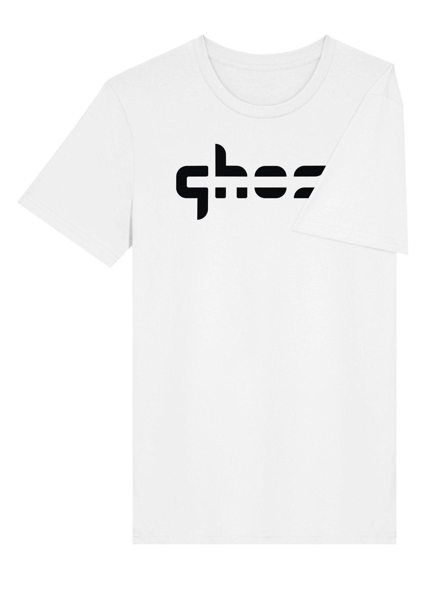 Ghost Gaming Black on White Text Logo T-Shirt product image (4)
