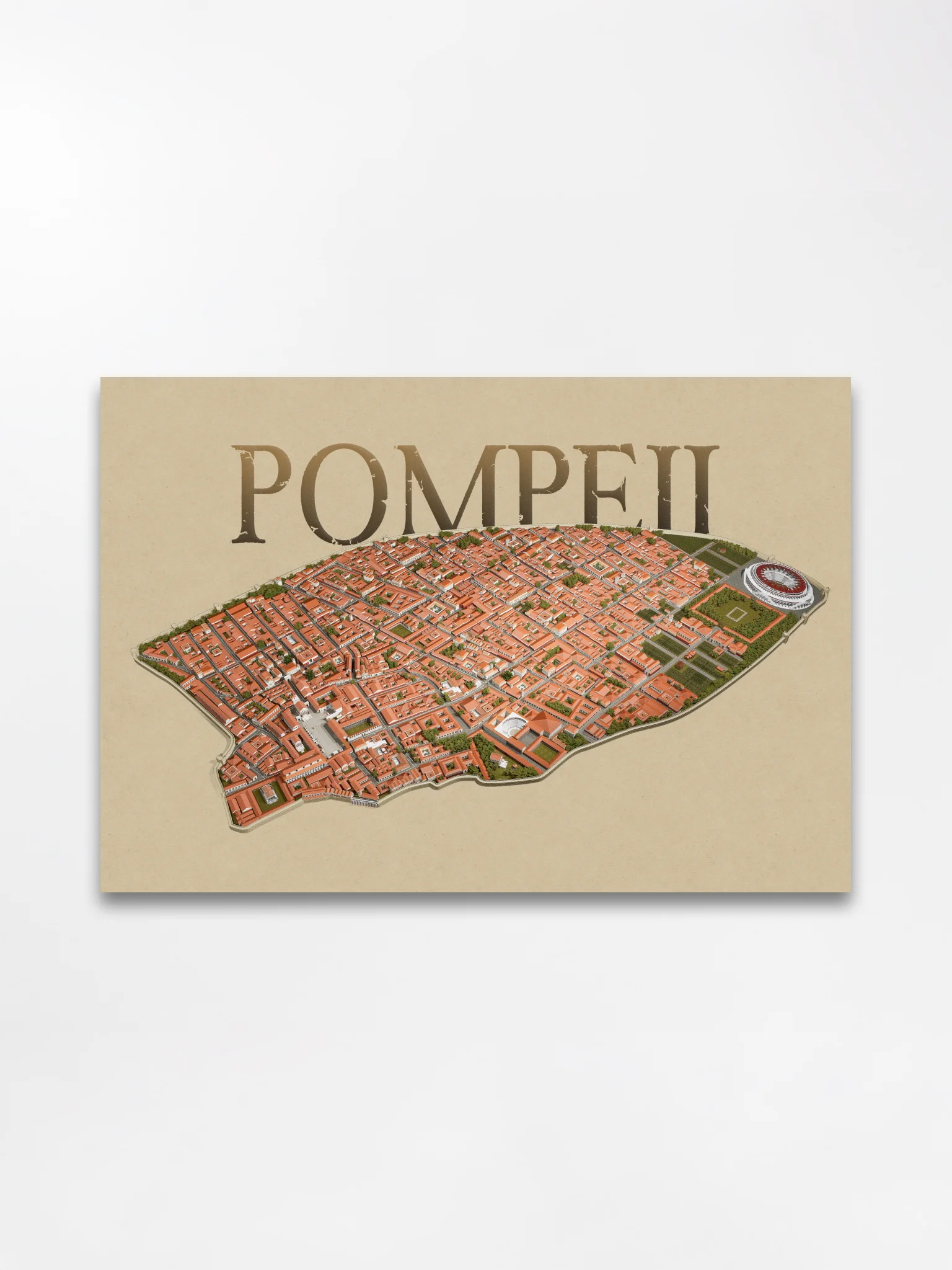 Pompeii 3D Reconstruction City View (Canvas) product image (5)