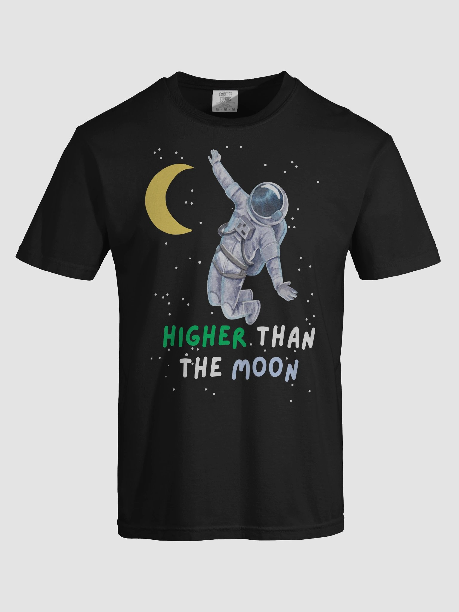 "Higher Than the Moon" SuperSoft Astronaut Tee product image (32)