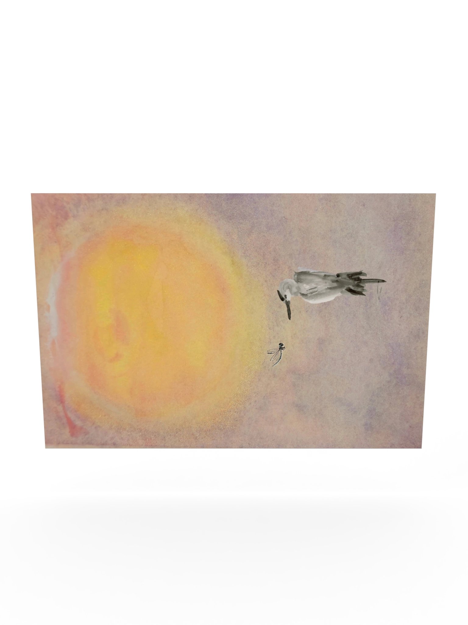 Sun, Bird And Dragonfly Print product image (65)
