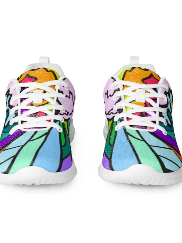 Energize Your Stride: Vibrant Women's Athletic Shoes - Wave at Sunset product image (3)