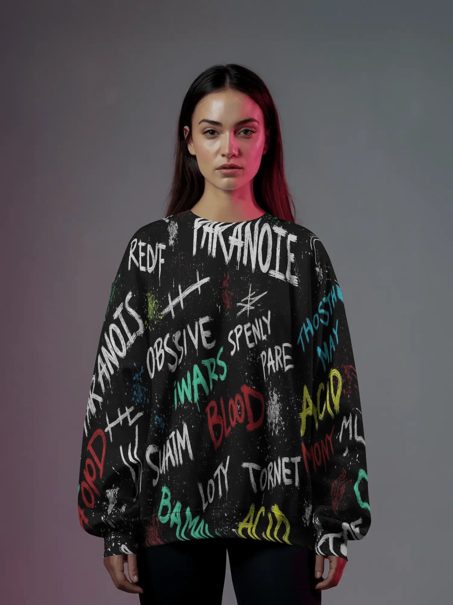 PSYCHO – Mental Static Series - Unisex Sweatshirt product image (4)