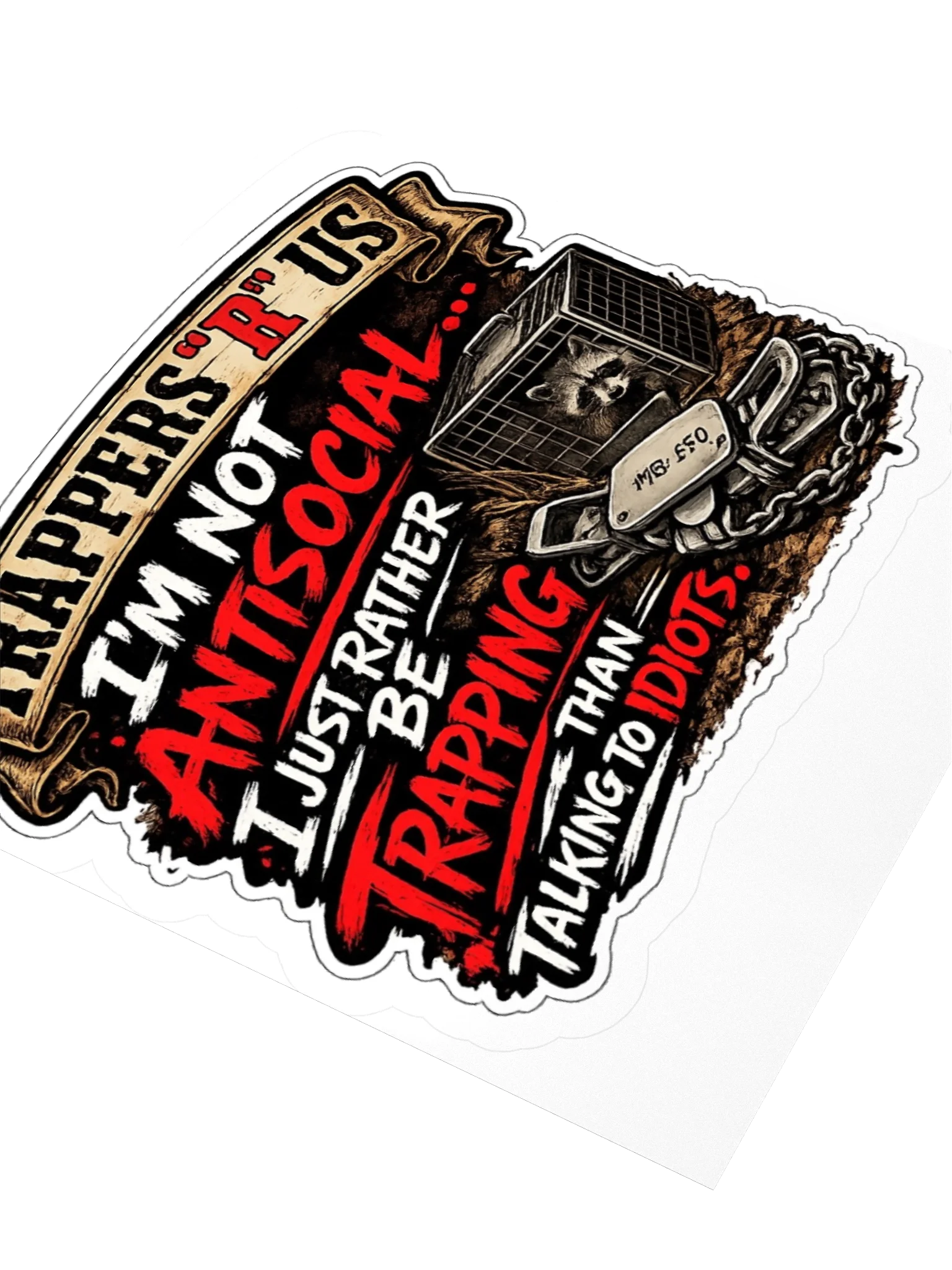 I'M NOT ANTISOCIAL STICKER product image (5)