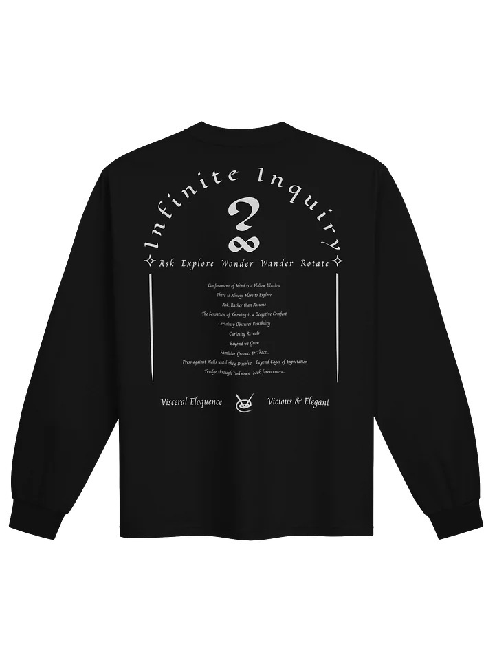 INFINITE INQUIRY [core] //longsleeve-shirt product image (1)
