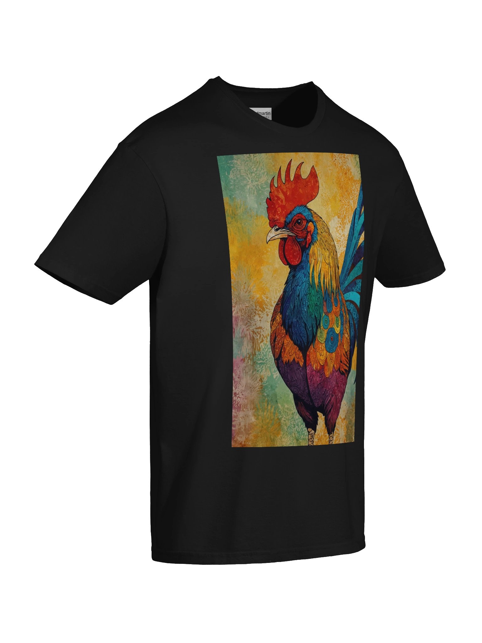 Colorful Rooster Floral Graphic Tee product image (34)