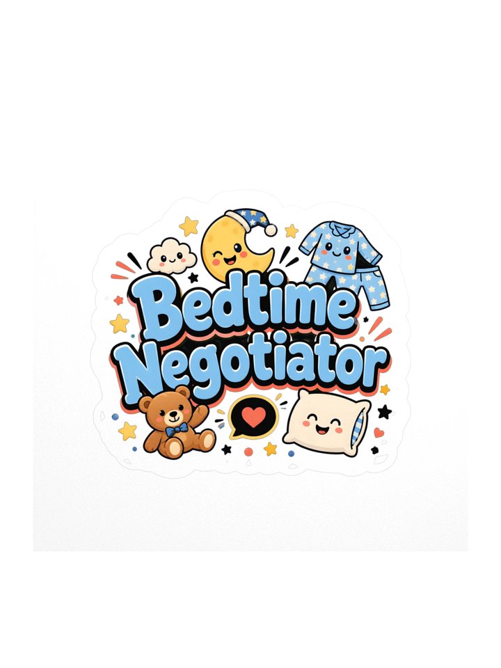 Bedtime Negotiator Sticker product image (1)