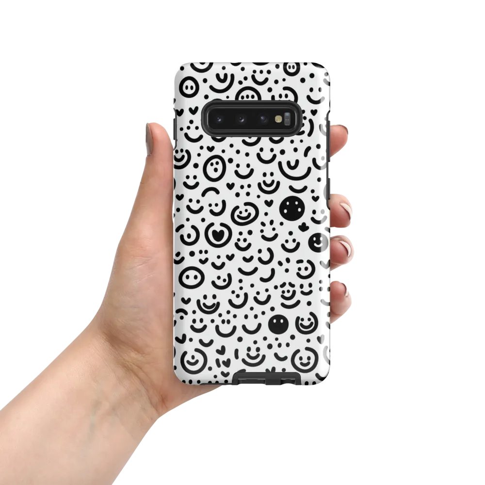 Whimsical Smiley Faces Tough Case product image (55)
